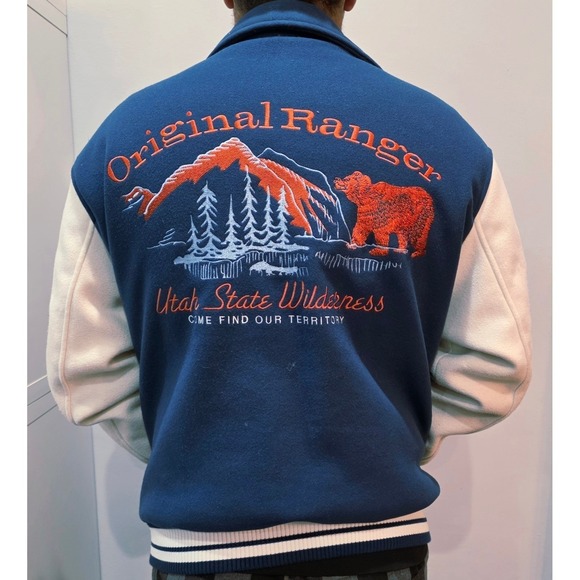 ZARA Mens Varsity Jacket Medium 